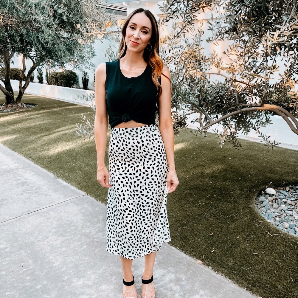 Chiffon Skirt in Ivory